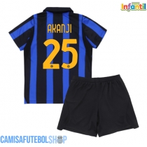 Camisa de time de futebol Inter Milan Manuel Akanji #25 Replicas 1º Equipamento Infantil 2026-27 Manga Curta (+ Calças curtas)